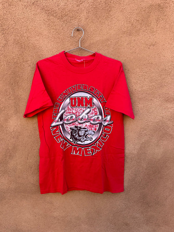 80's/90's UNM Lobos T-shirt, M/L