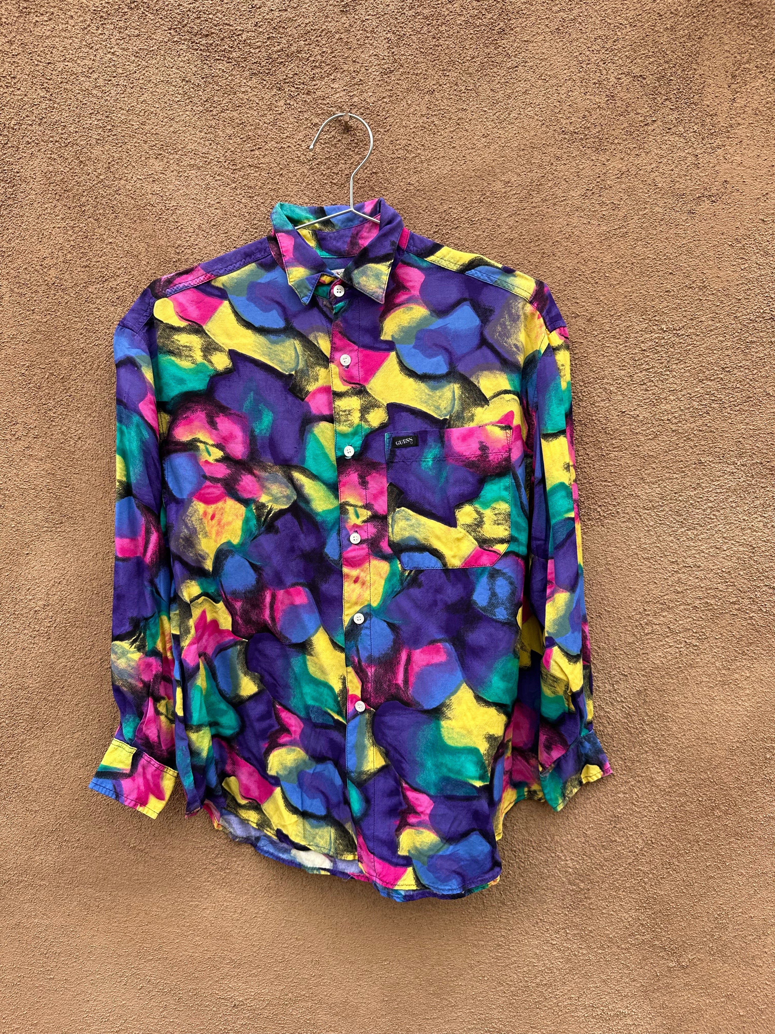 Vintage Guess by Georges Marciano Button Up Shirt – DESERT MOSS