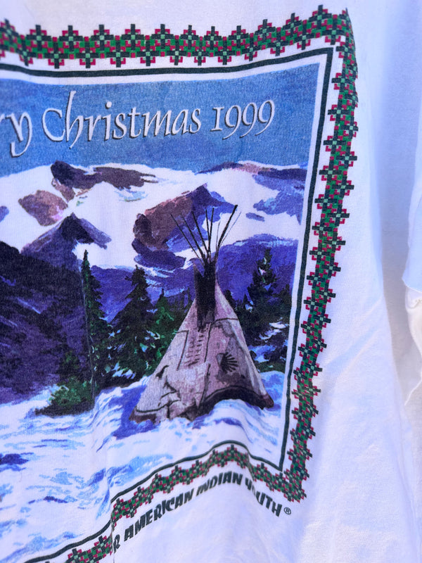 Merry Christmas 1999 American Indian Youth T-shirt