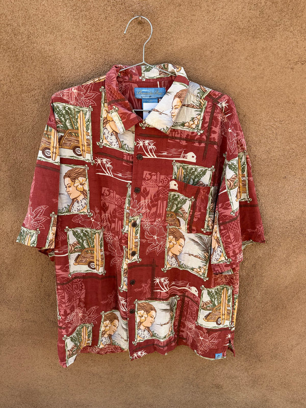 Bermuda Bay Island Girl Silk Shirt
