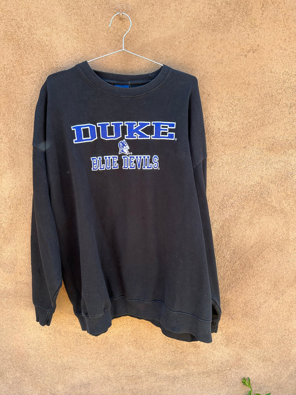 90's Black Duke Blue Devils Sweatshirt