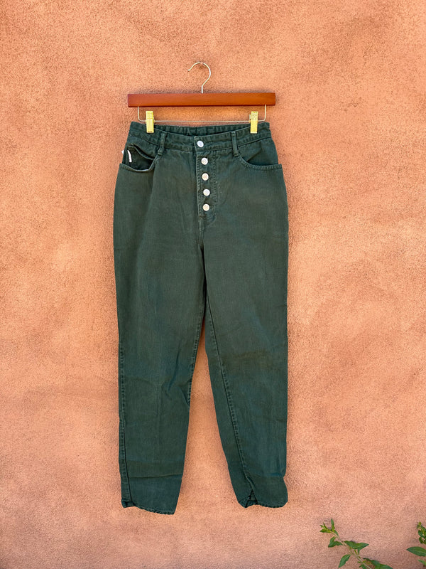 Green Bongo Denim Jeans - Size 11, Waist: 26/27