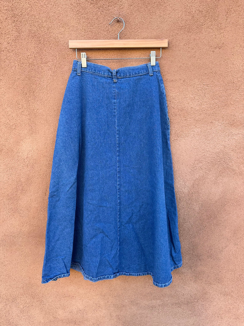 80's Cherokee Denim Skirt - 8
