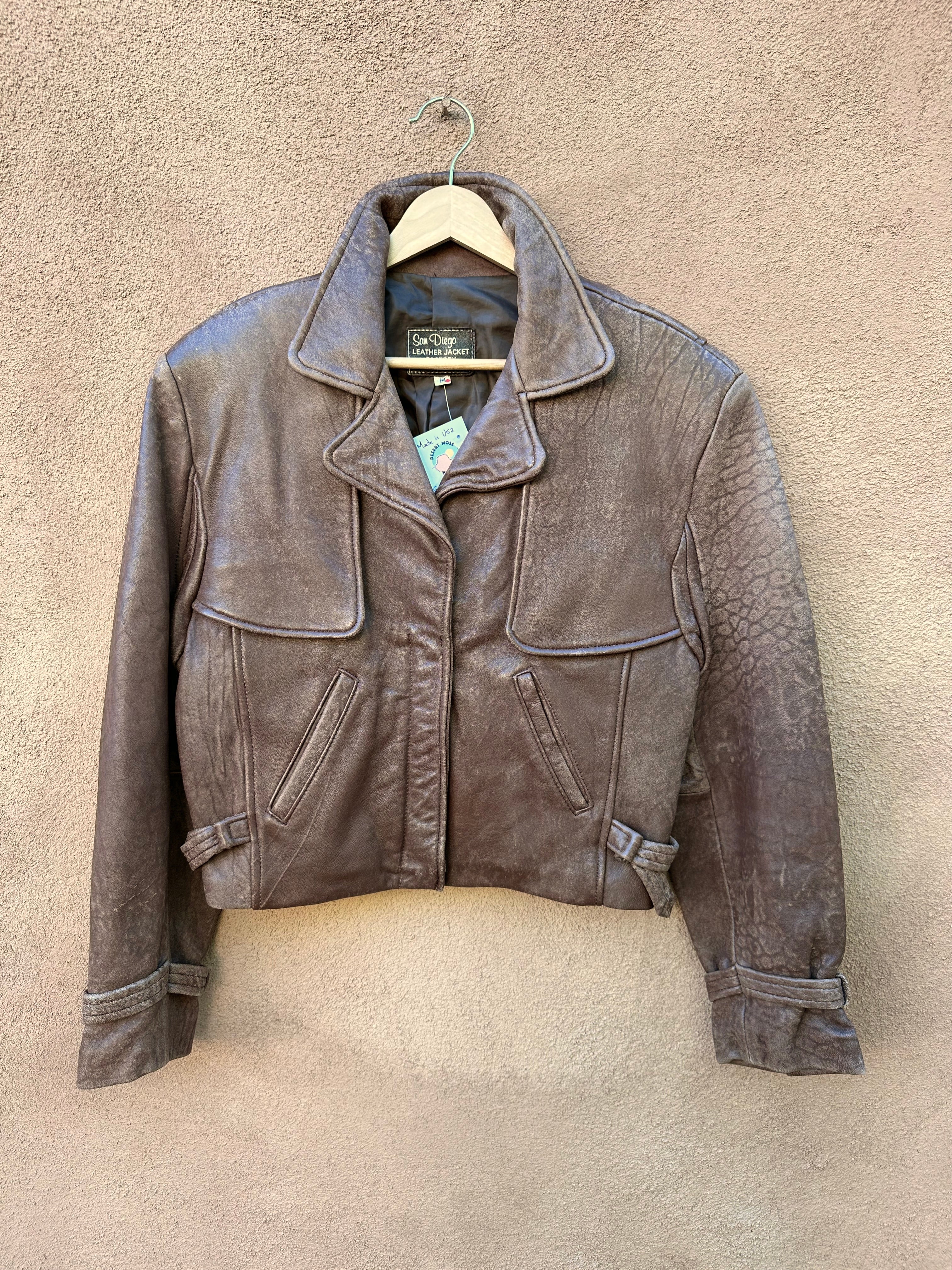 Vintage San Diego Leather Jacket Factory - Made in USA – DESERT  display picture 1