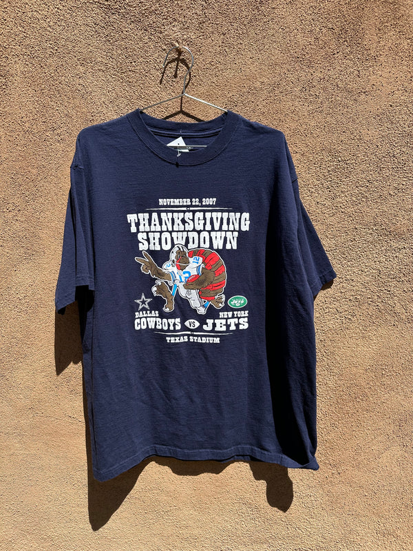 2007 Dallas Cowboys Thanksgiving Showdown T-shirt