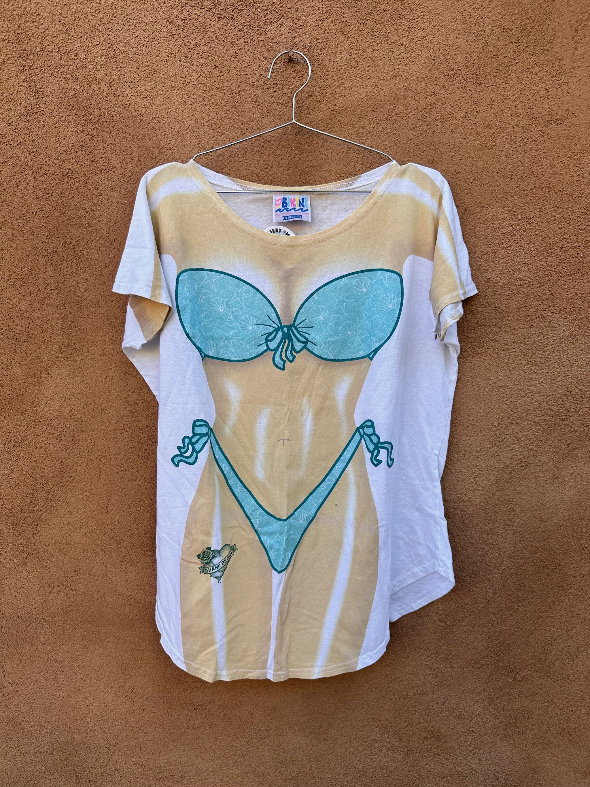 Vintage My Bikini T-shirt Miami Beach – DESERT MOSS VINTAGE