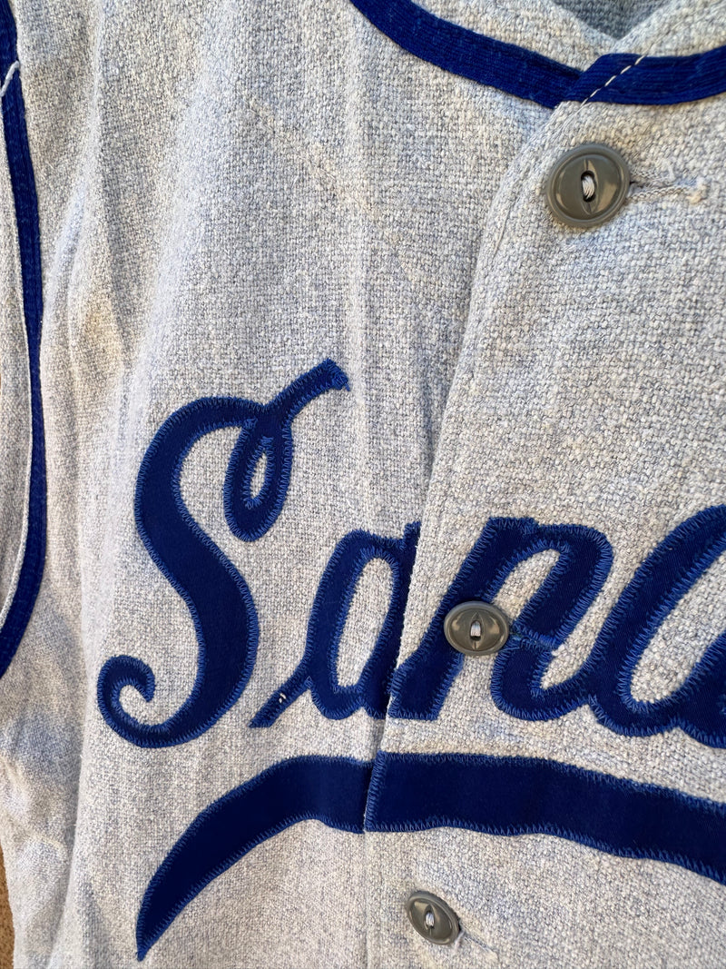 1960's Sandia Red Fox Athletic Goods Baseball Jersey