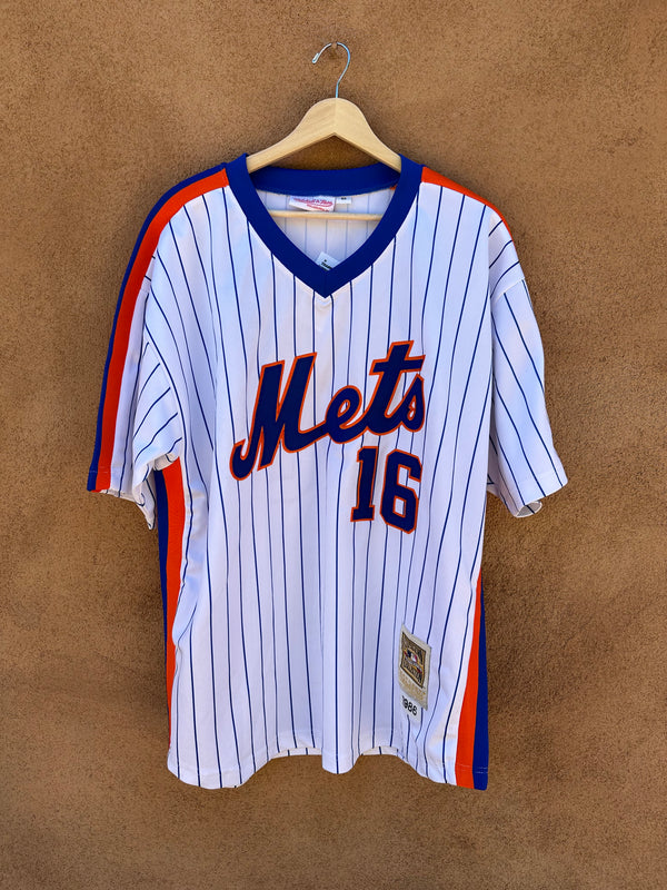 Dwight Gooden Pinstripe N.Y. Mets Baseball Jersey