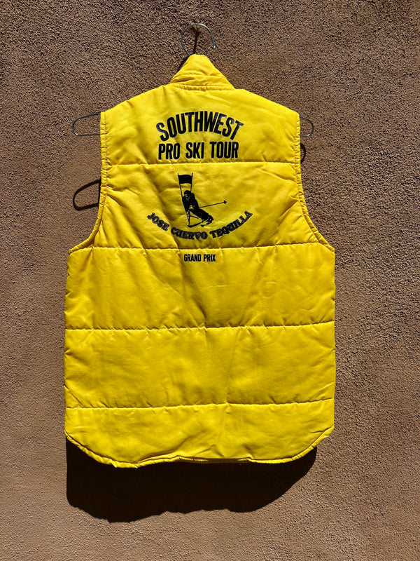 1980's Southwest Pro Ski Tour Grand Prix "Bill Burgess" Vest with Patches