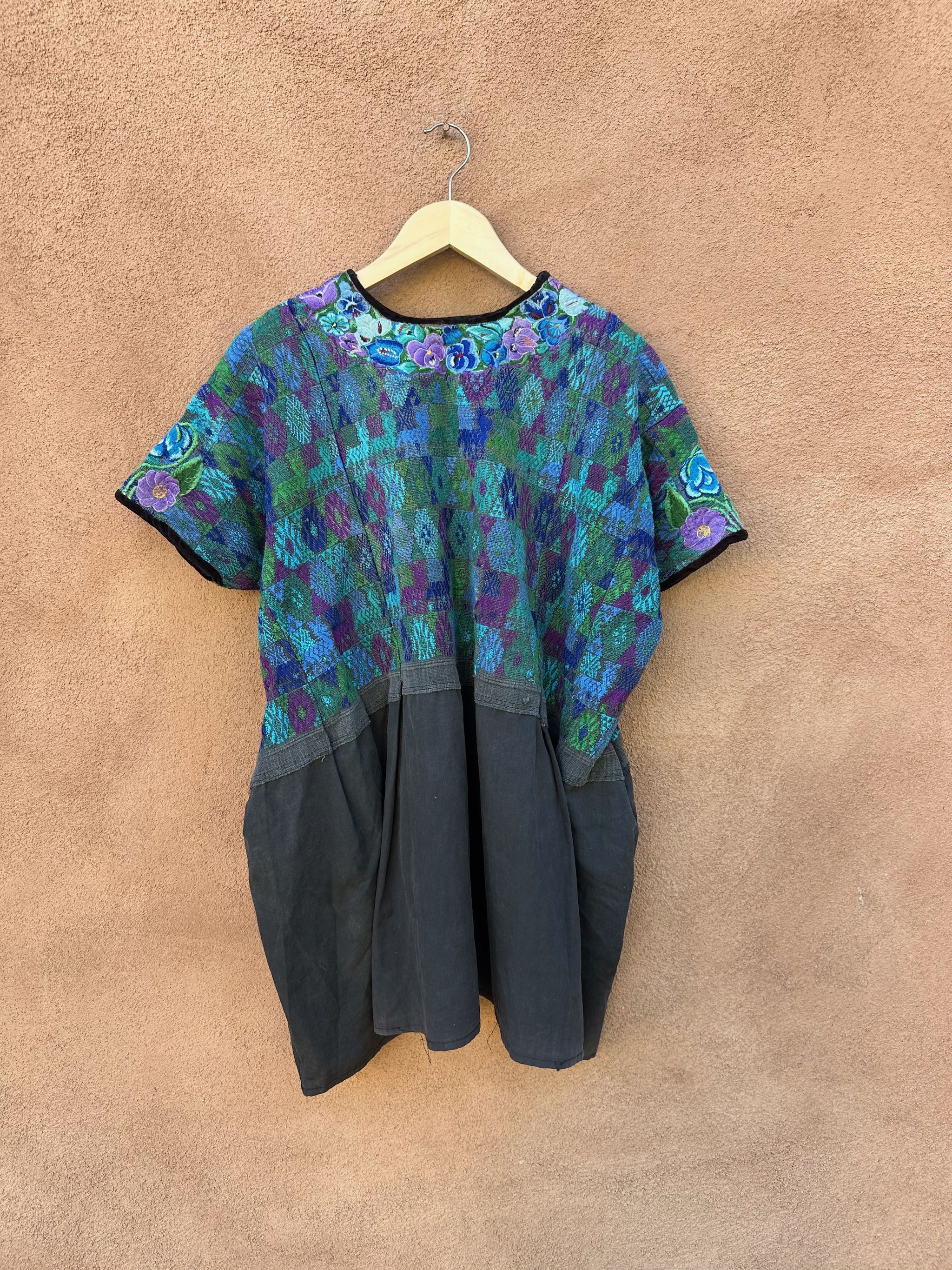 Vintage Guatemalan Textile Embroidered Dress - as is DESERT MOSS VINTAGE Vintage Guatemalan Textile Embroidered Dress - as is DESERT MOSS VINTAGE