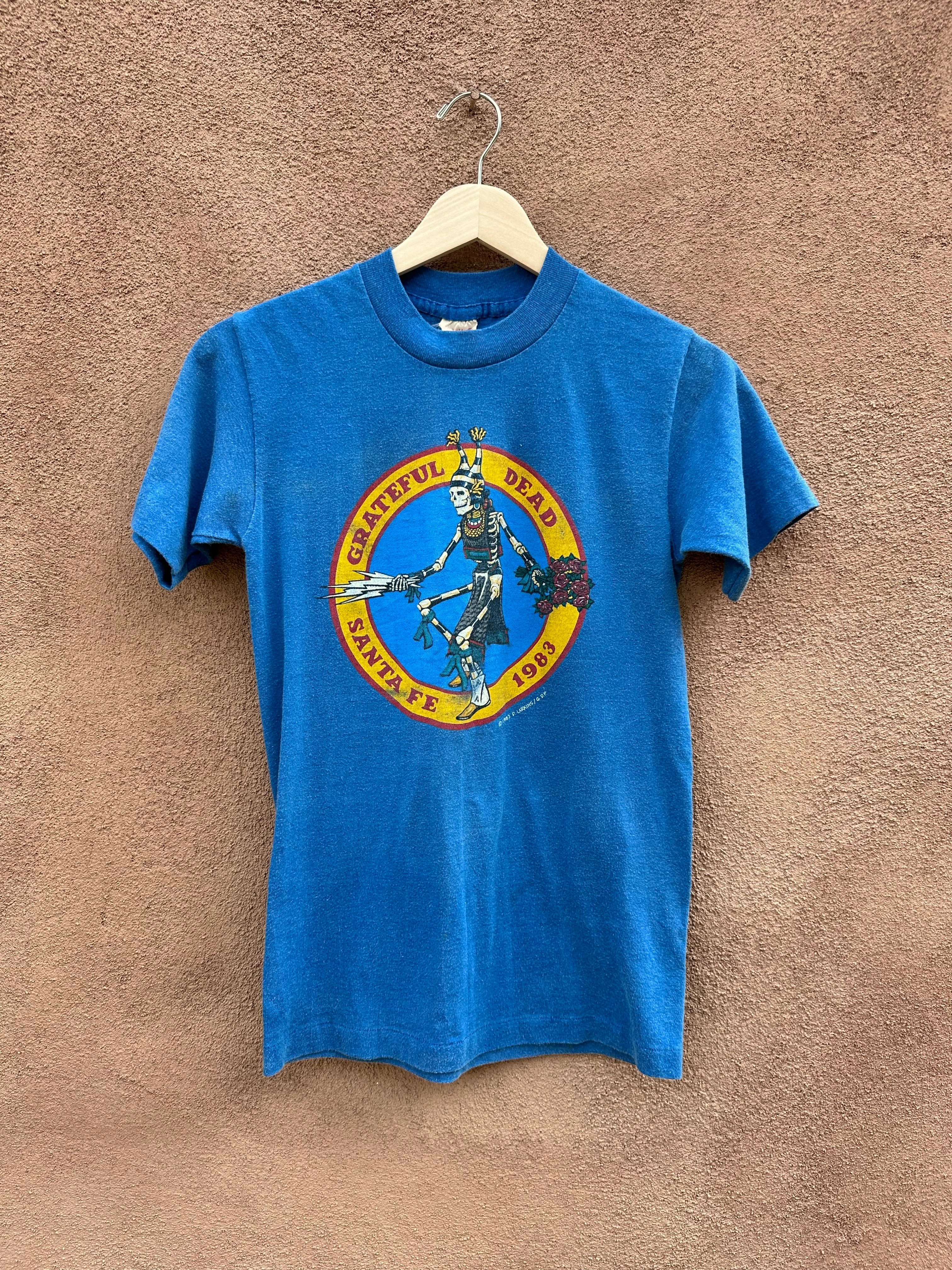 GRATEFUL DEAD SANTA FE 1983 Tシャツ Vintage 1983 Grateful Dead Santa Fe, New Mexico Dennis Larkin