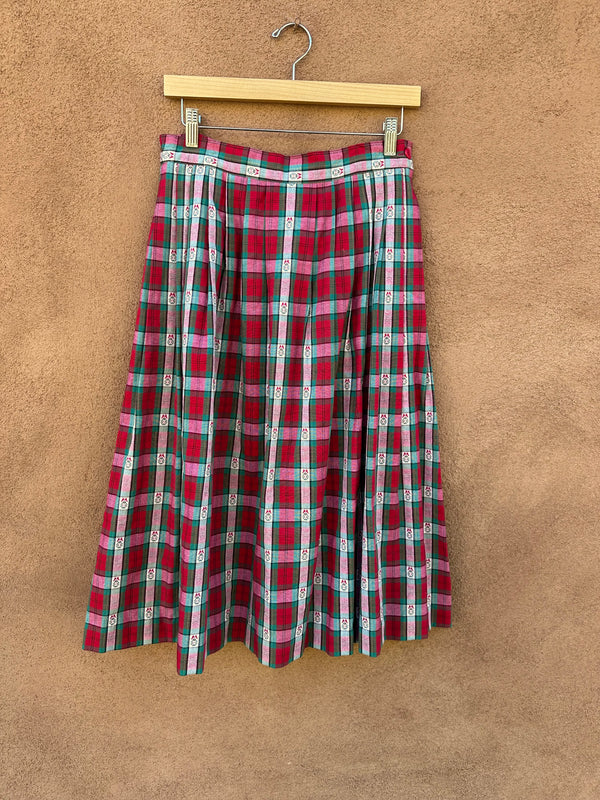 Bechamel Petites Pleated Holiday Skirt