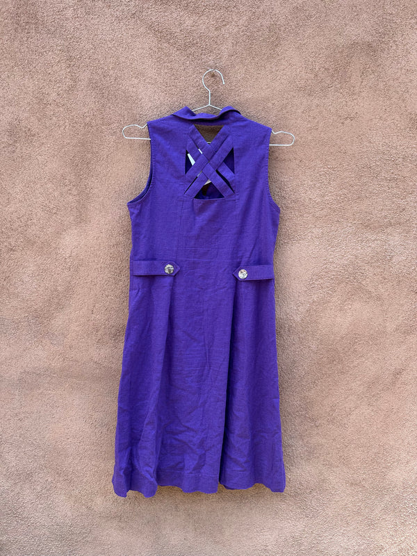 Totally 90's Purple Cotton Dress