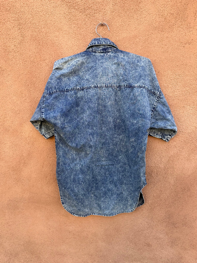 Santa Fe South Acid Wash Denim Shirt