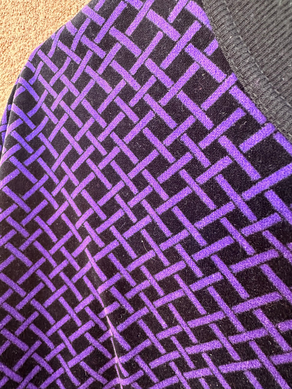 Purple Partners Velveteen Sweatshirt