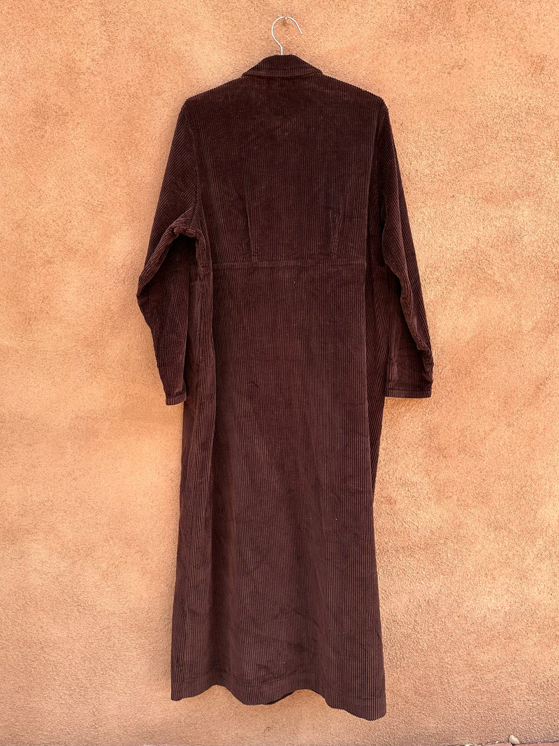 Long Brown Corduroy Nordstrom Dress