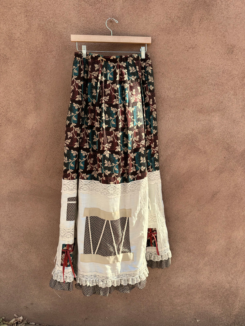 Chelsea Davis Cottage Chic 70's Hippie Maxi - Holiday Themed