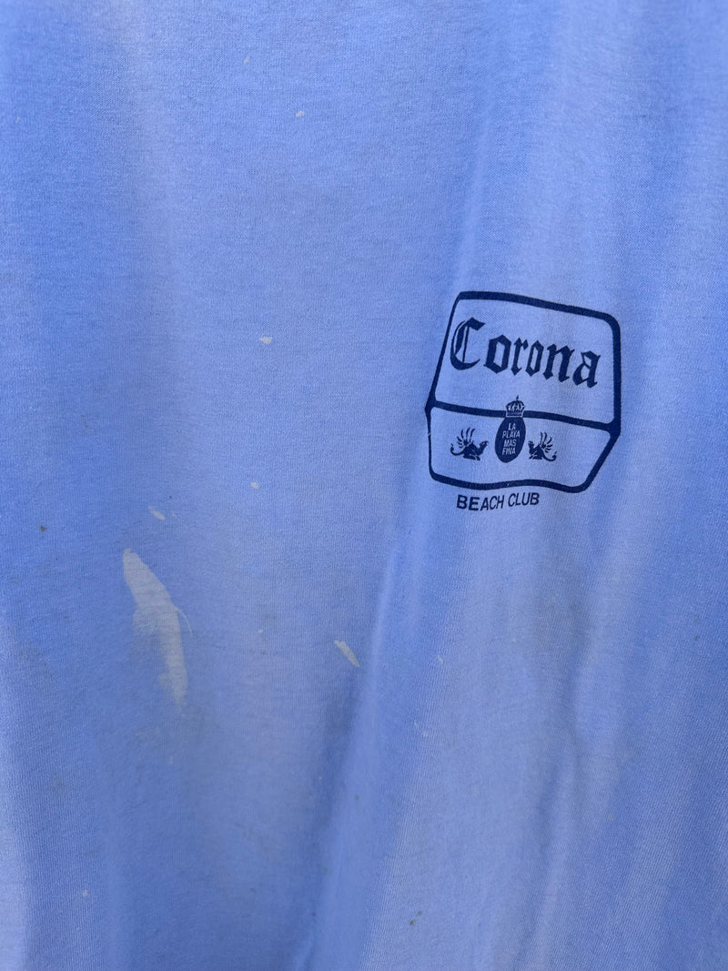 Corona Beach Club Early 90's T-shirt, Dallas - as is
