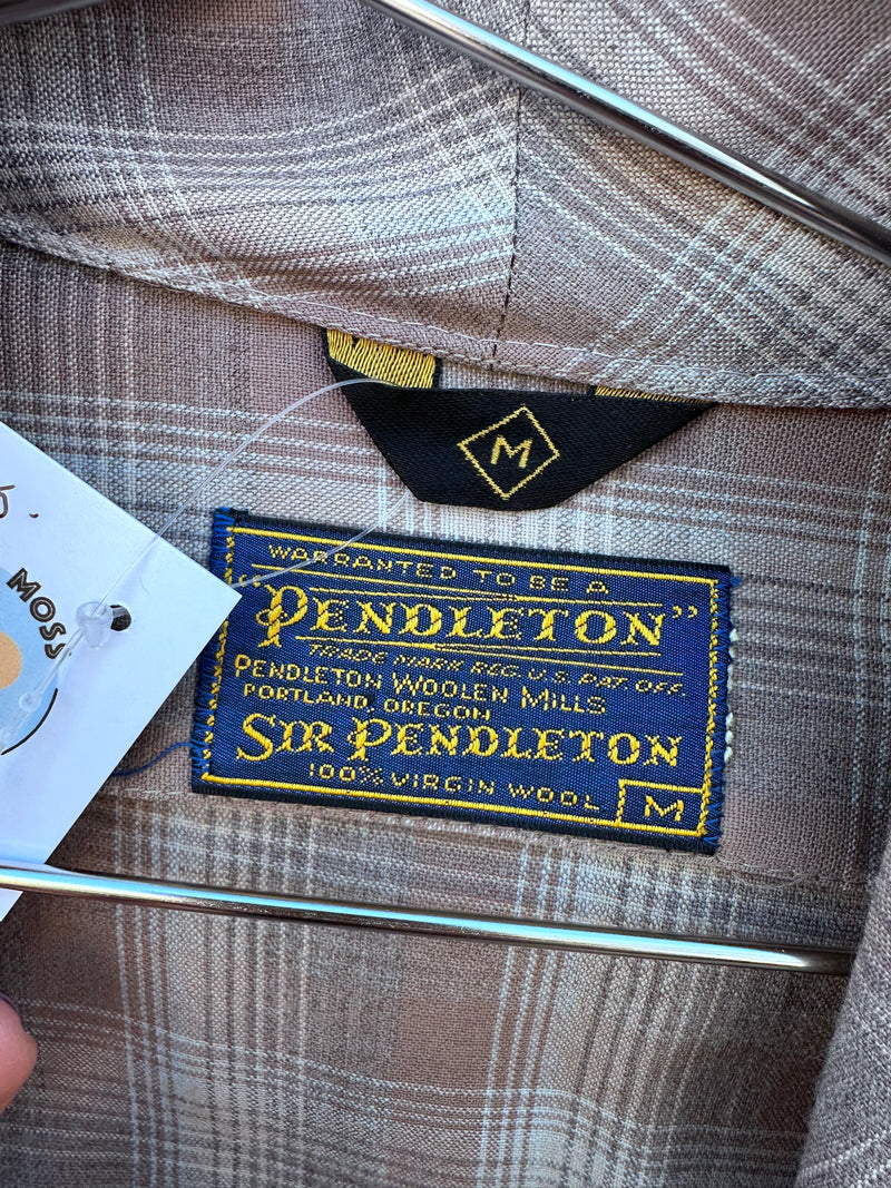 1960's Sir Pendleton 100% Wool Robe - as is