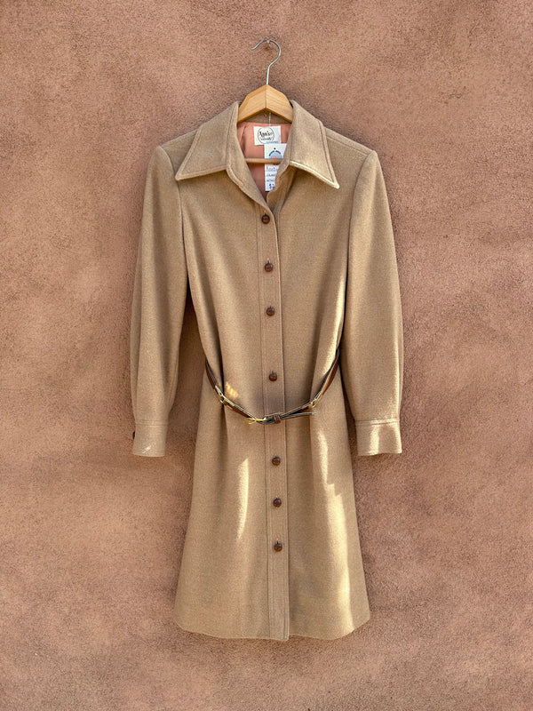 Ann's Naturally Camel Colored Wool Coat