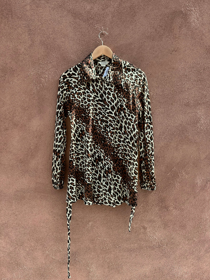 1960's Cole of California Leopard Blouse & Slacks