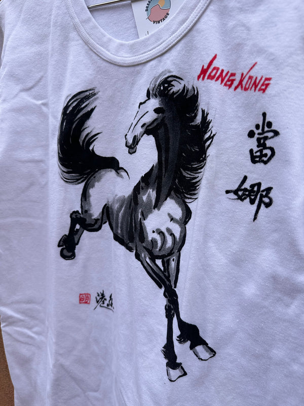 Hong Kong Horse Ringer T-shirt
