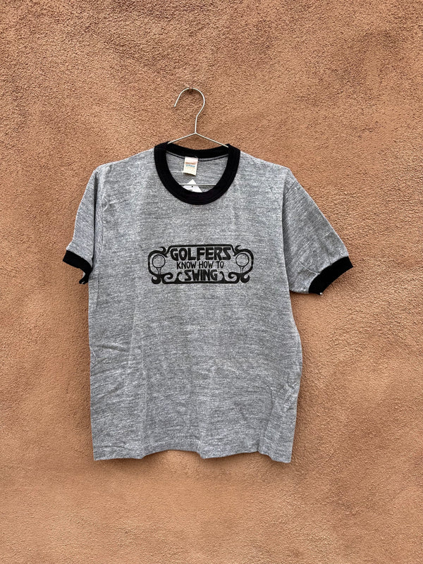 1970's Golfers Know How to Swing Ringer T-shirt