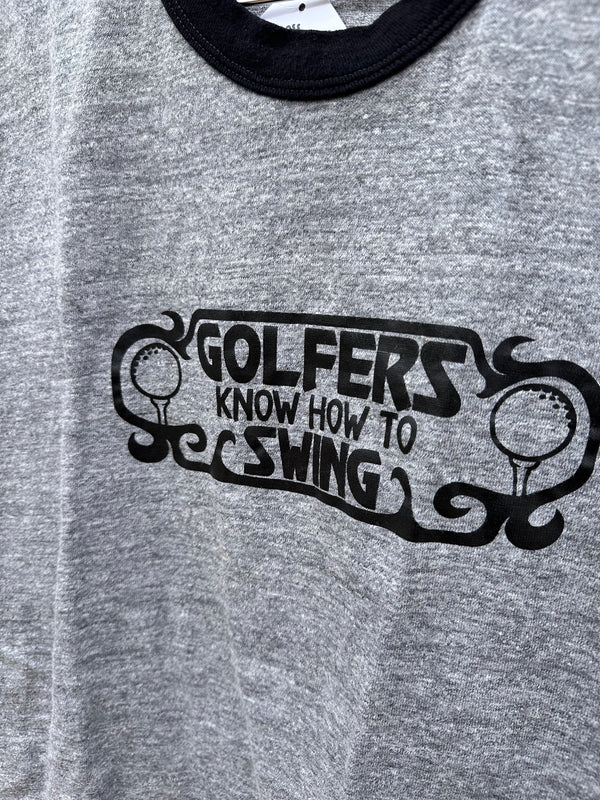 1970's Golfers Know How to Swing Ringer T-shirt