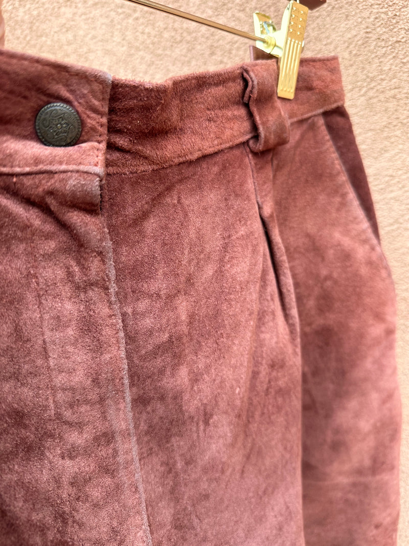 Brown Suede Leather Shorts by GIII Leather 11/12