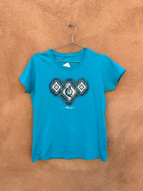 Blue Albuquerque Kokopelli T-shirt