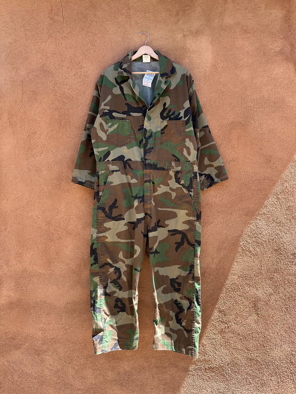 Camo Jumpsuit - Made in USA- as is (button)