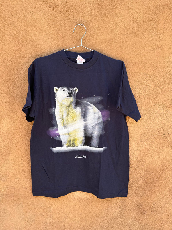 Navy Blue Polar Bear Alaska T-shirt