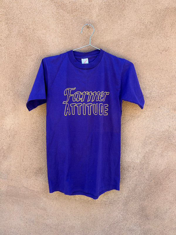 Farmer Attitude - No Fear! - 1980's T-shirt
