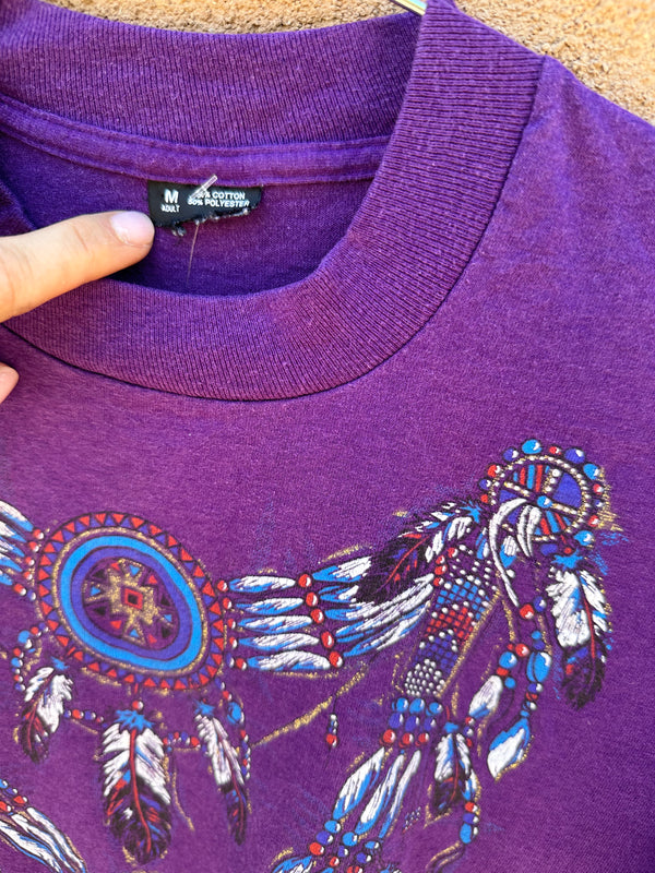 Purple Native American T-shirt