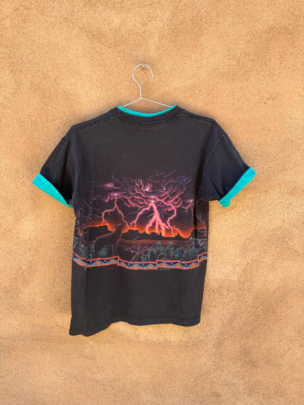 Habitat '92 Coyote Lightning T-shirt