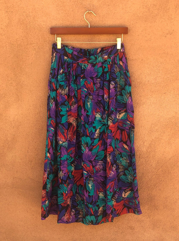 Collections Colorful Rayon Skirt - Size 14