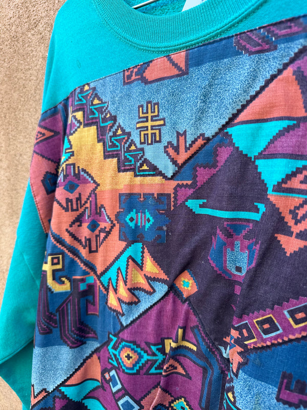 Southwest Style Bandana Sweatshirt