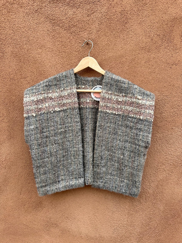Cropped Wool Handmade Sweater Vest