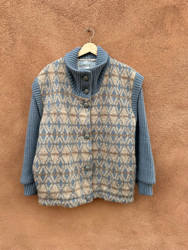 Eider Knit Wool Cardigan with Lining - Medium