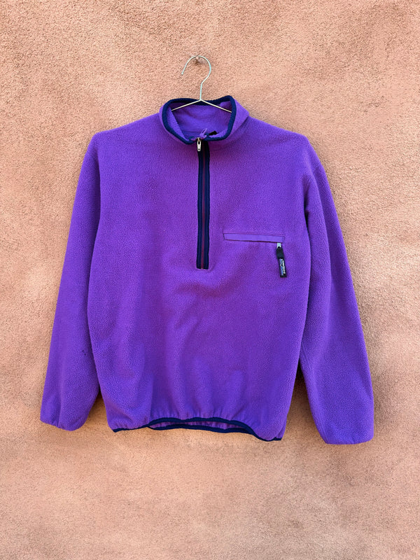 Purple Patagonia 1/2 Zip Fleece - Made in USA