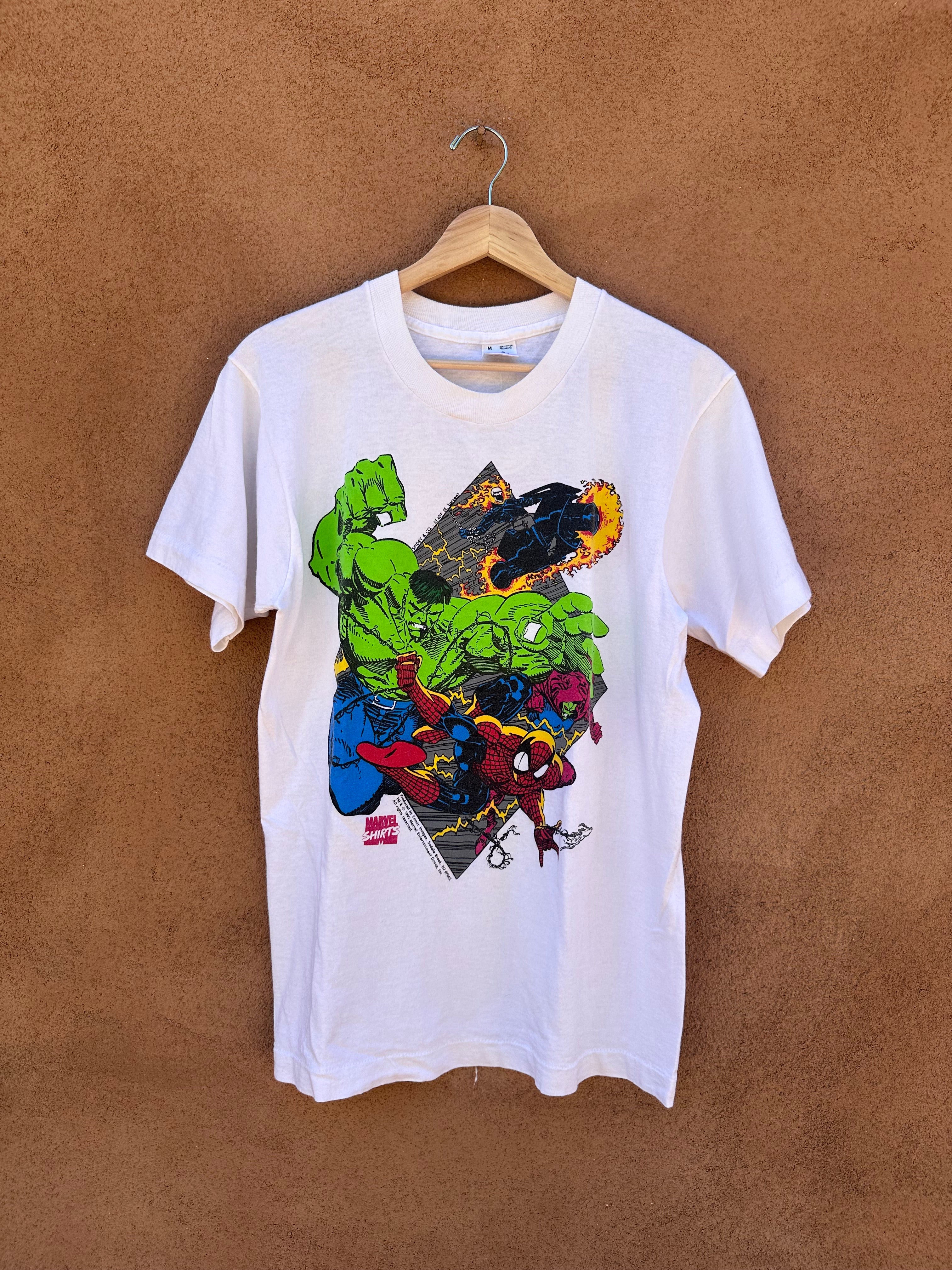 MARVEL スパイダーマン グリーンゴブリン 90s ヴィンテージ Tシャツ Vintage 1992 Marvel Spider-Man, Hulk, Green Goblin, & Ghost Rider