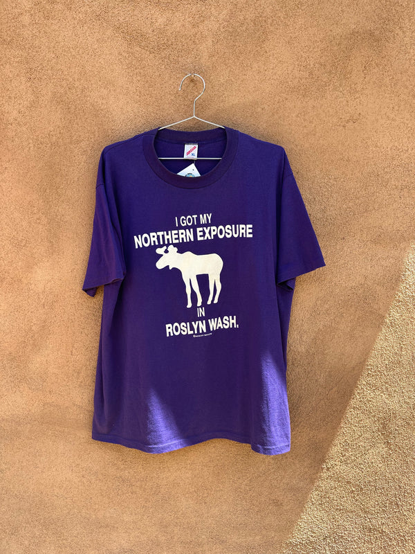 Northern Exposure Purple Moose T-shirt