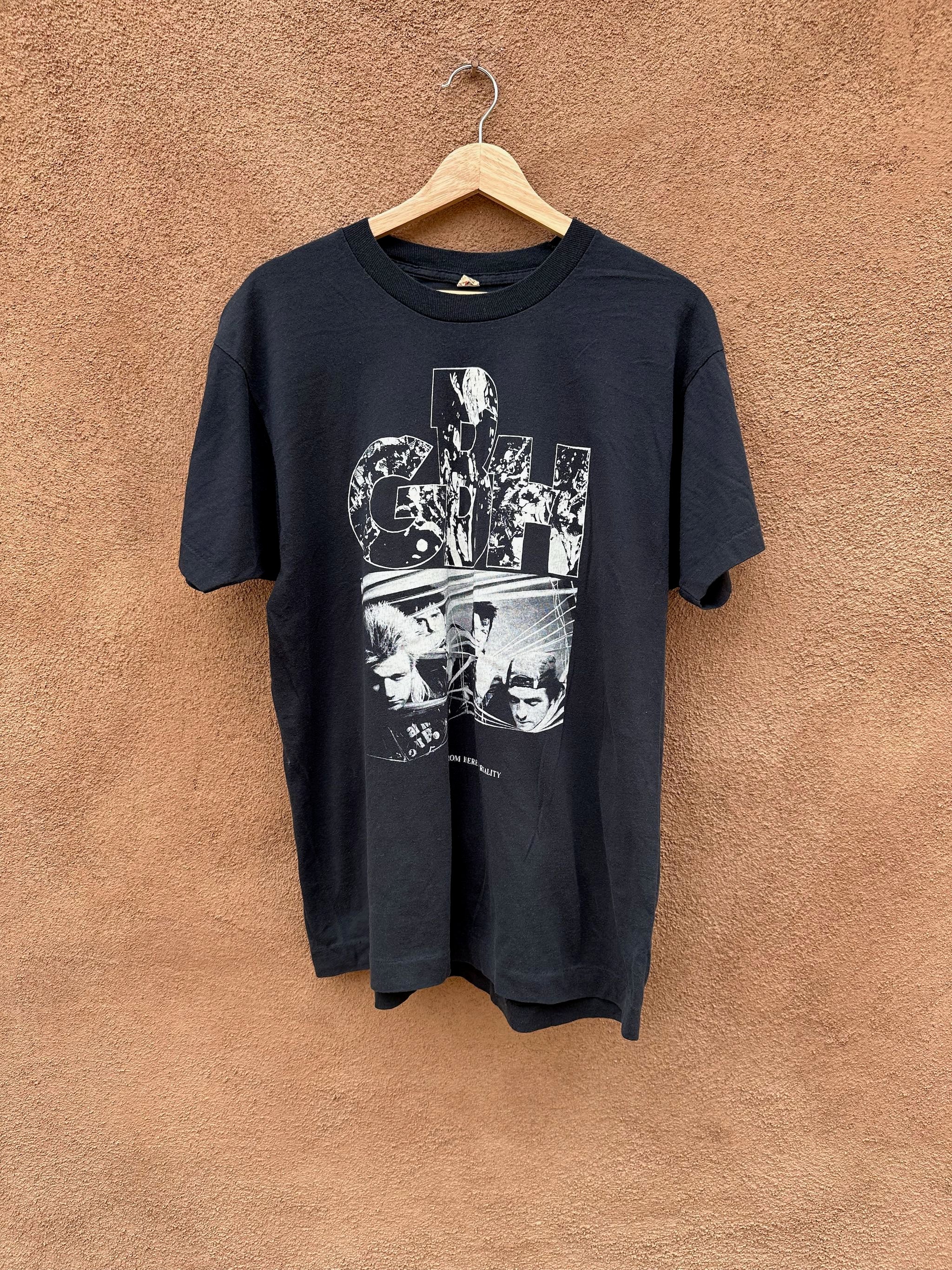 Vintage GBH 1990 North American Tour T-shirt, Screen Stars
