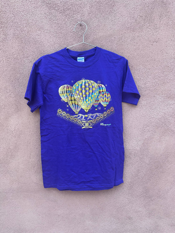 Gold Puff Paint Albuquerque Balloon Fiesta T-shirt