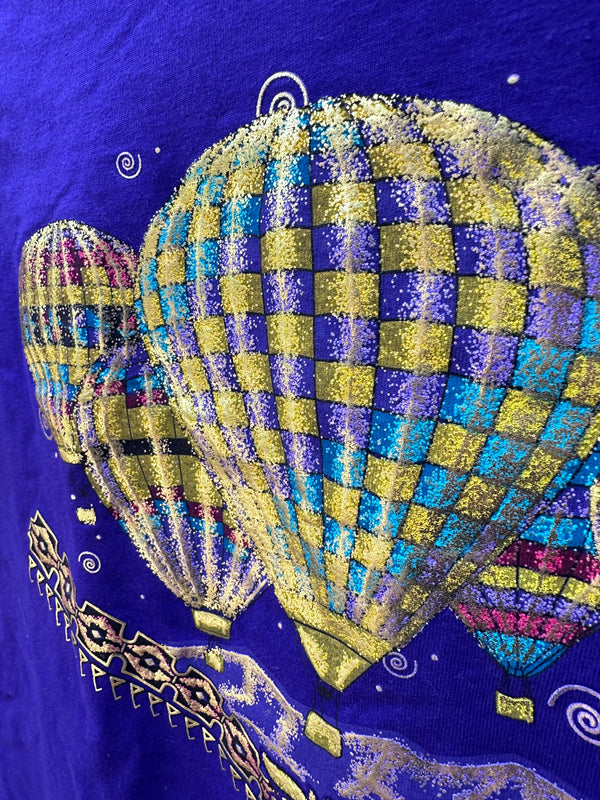 Gold Puff Paint Albuquerque Balloon Fiesta T-shirt