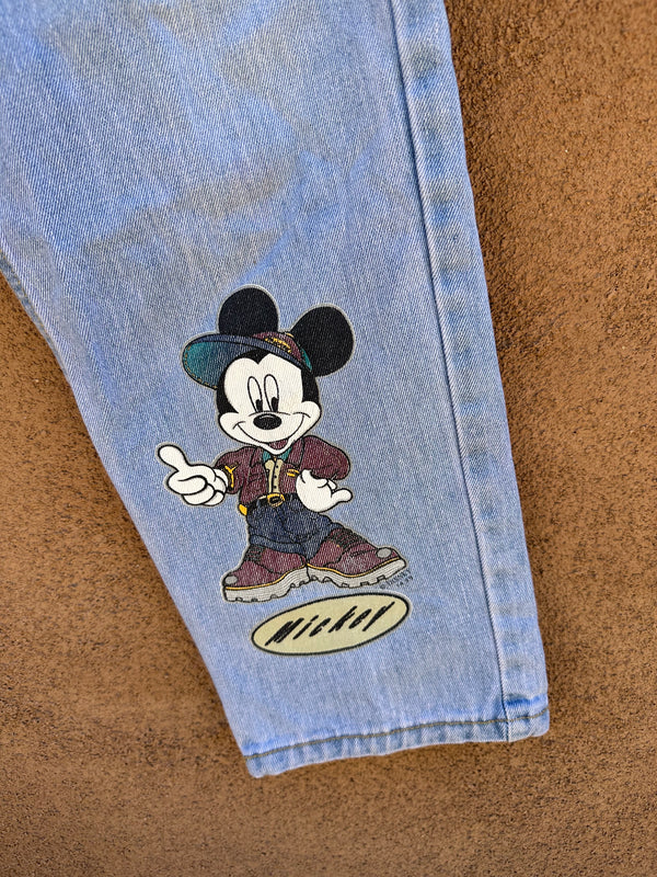Mickey Mouse Jeans, Size: 11, Waist: 29