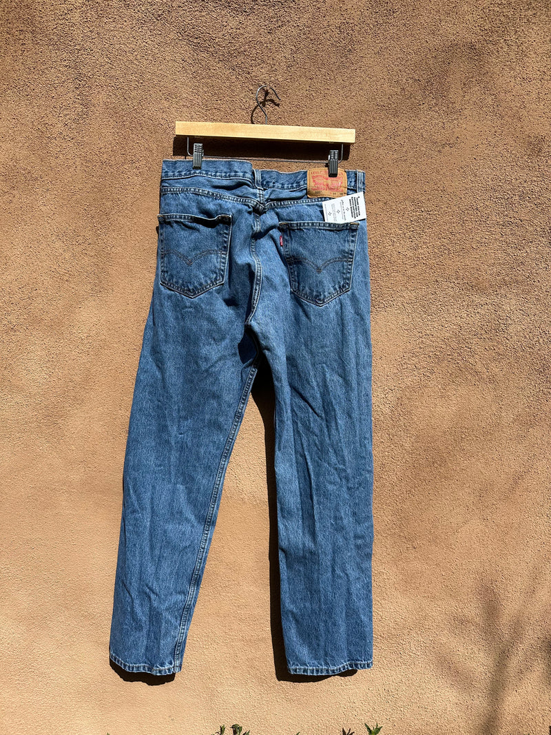 Levi's 505 Mid Wash Jeans 34 x 32
