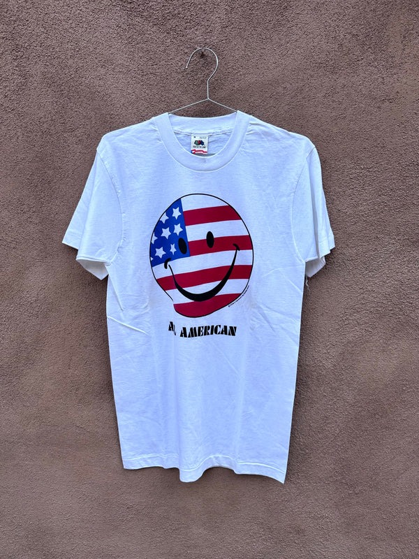 USA Smiley Face 1980's T-shirt