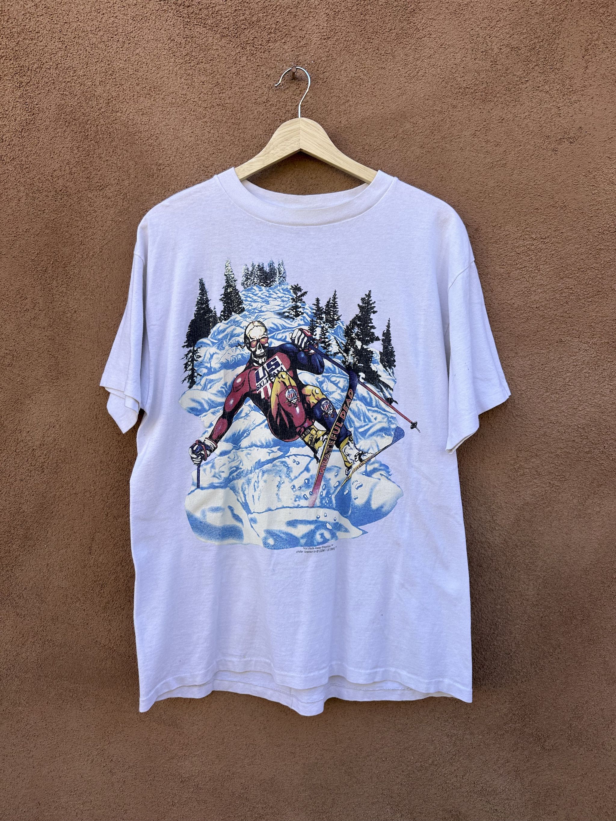 Vintage Super Rare 1995 Grateful Dead US Ski Team T-shirt – DESERT 