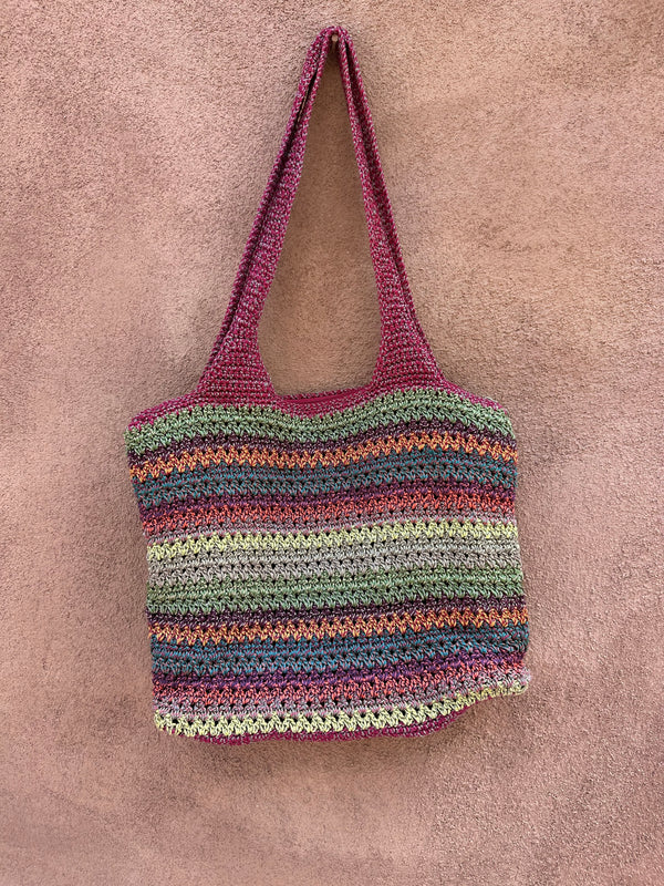 Colorfully Woven Tote with Tassels - The Sak